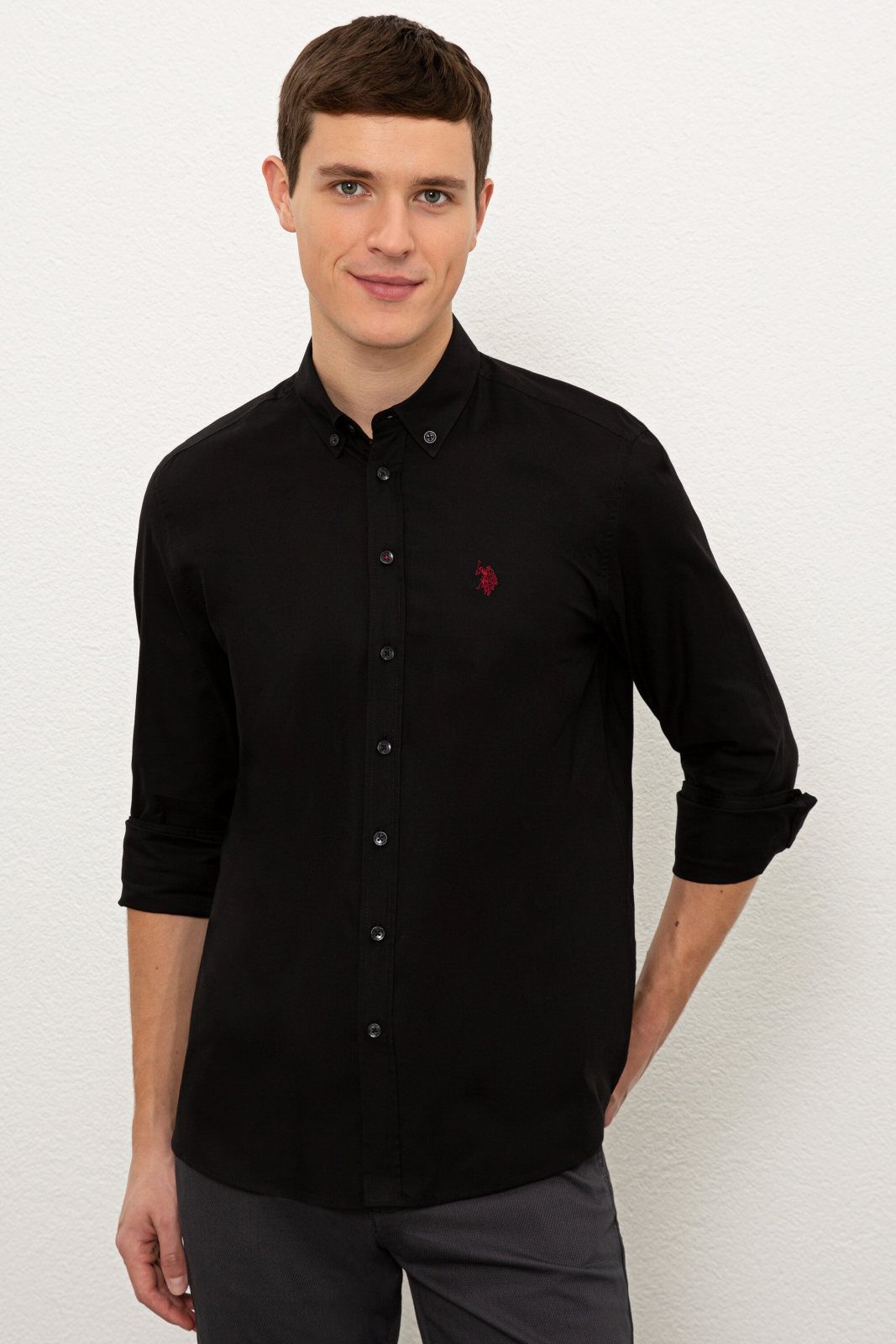 U.S. Polo Assn. Erkek Uzunkol Basic Gömlek