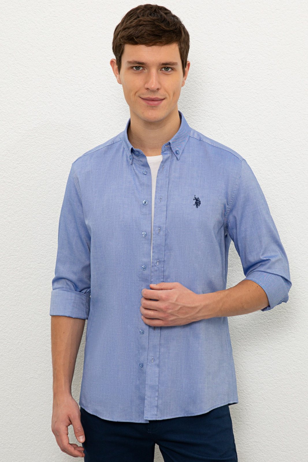U.S. Polo Assn. Erkek Uzunkol Basic Gömlek