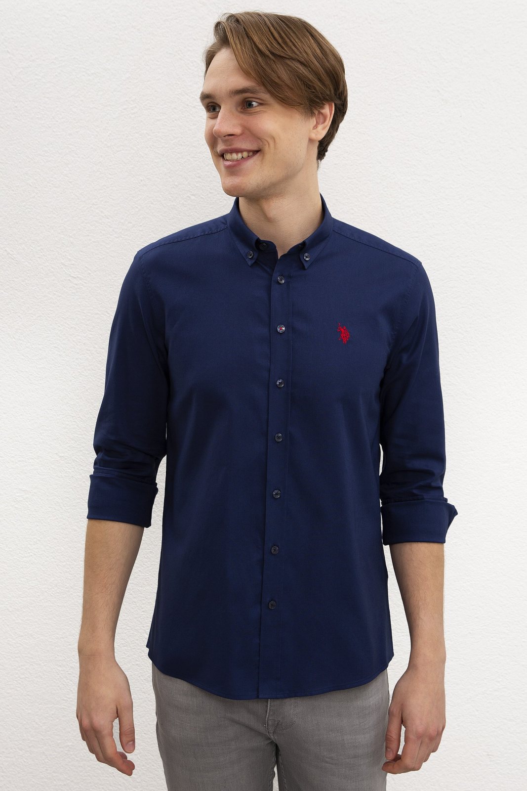U.S. Polo Assn. Erkek Uzunkol Basic Gömlek