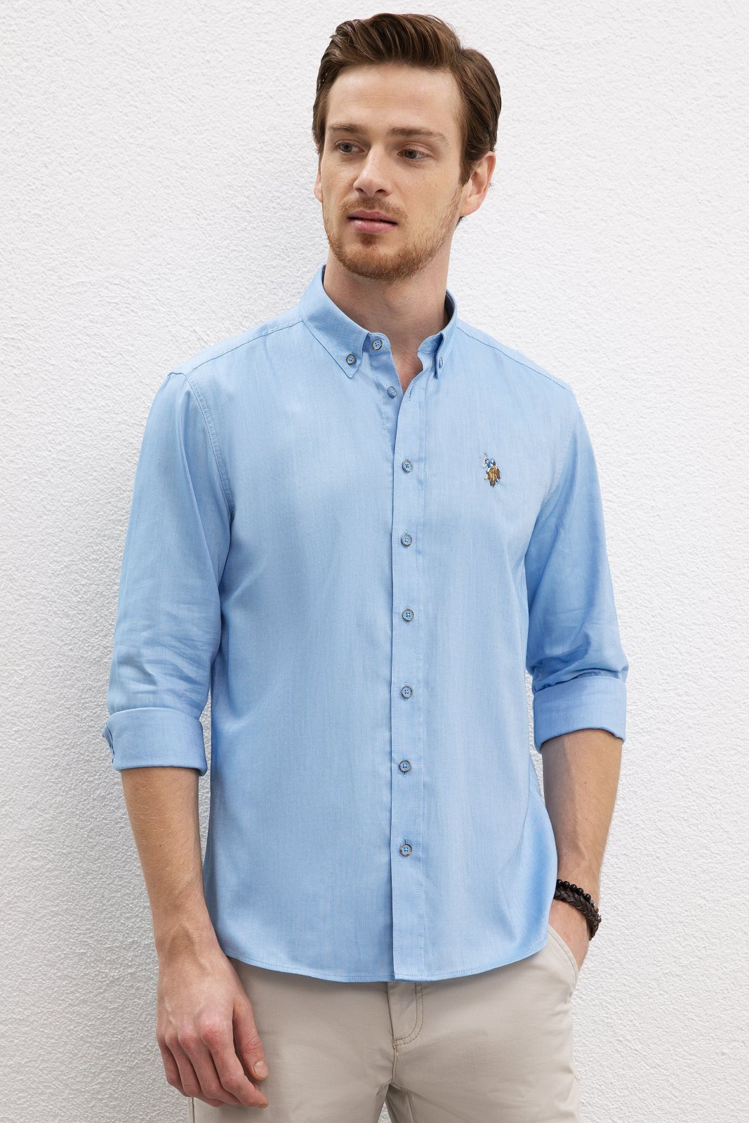 U.S. Polo Assn. Erkek Uzunkol Basic Gömlek
