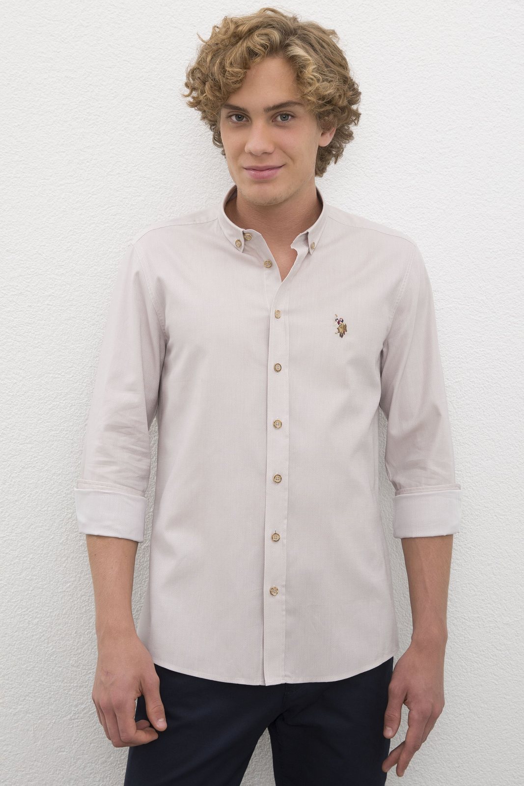 U.S. Polo Assn. Erkek Uzunkol Basic Gömlek