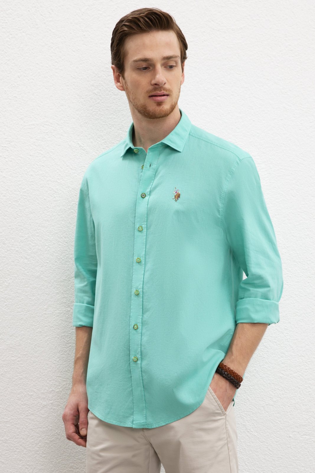 U.S. Polo Assn. Erkek Uzunkol Basic Gömlek