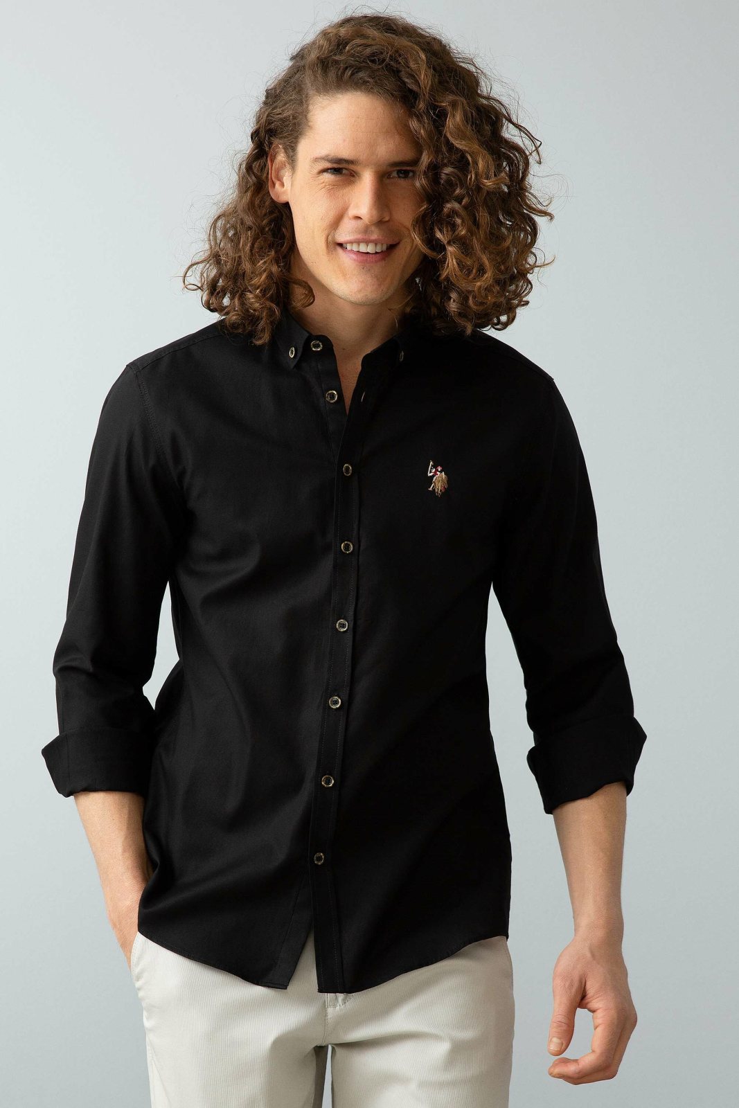 U.S. Polo Assn. Erkek Uzunkol Basic Gömlek