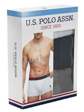 U.S. Polo Assn. Erkek 3 Lü Boxer