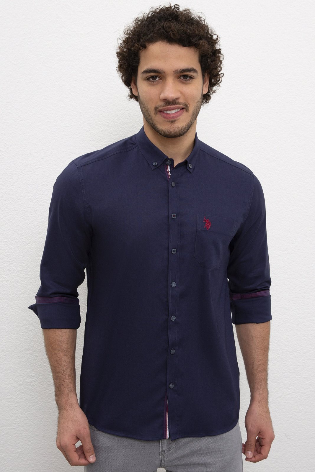 U.S. Polo Assn. Erkek Uzunkol Gömlek