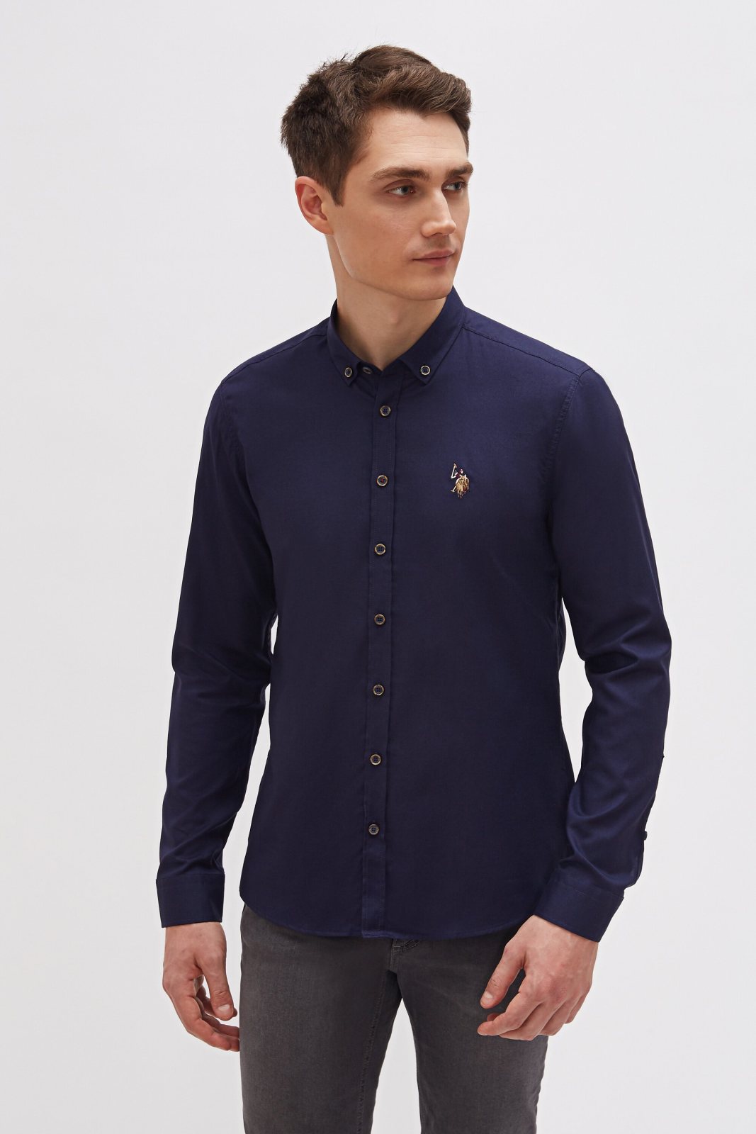 U.S. Polo Assn. Erkek Uzunkol Gömlek