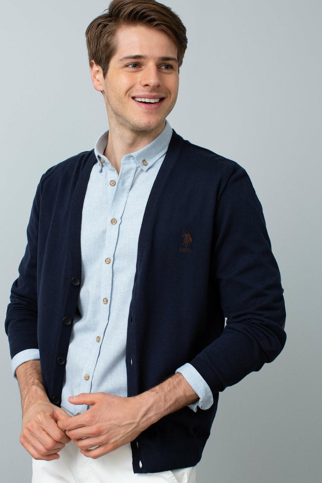 U.S. Polo Assn. Erkek Triko Basic Hırka