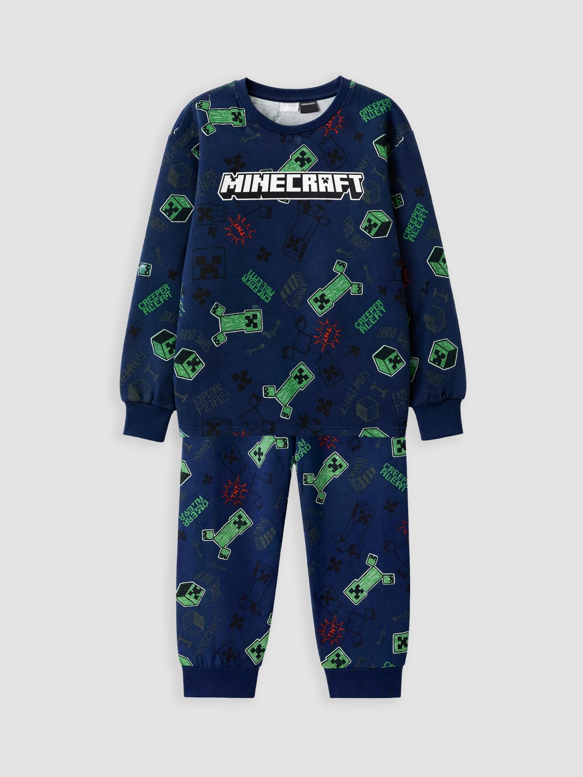 LC Waikiki 7364297 Navy Printed Pyjama Set
