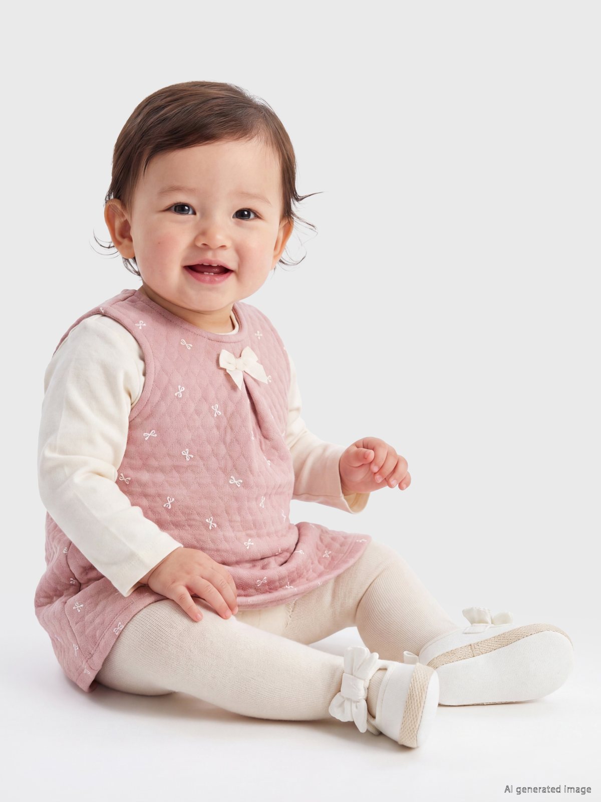 Elbise Pembe Baskılı