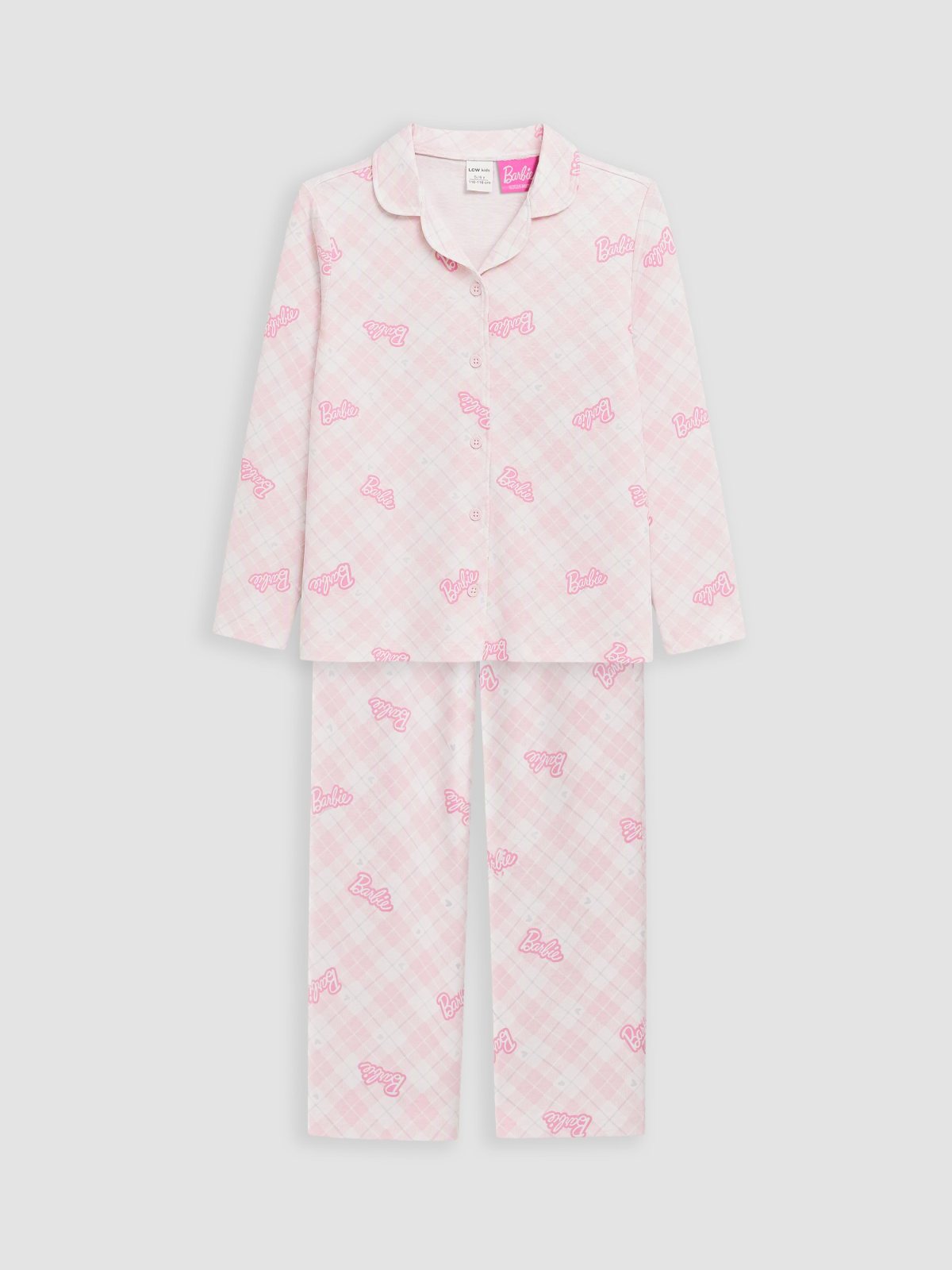 Pijama Takım PEMBE BASKILI