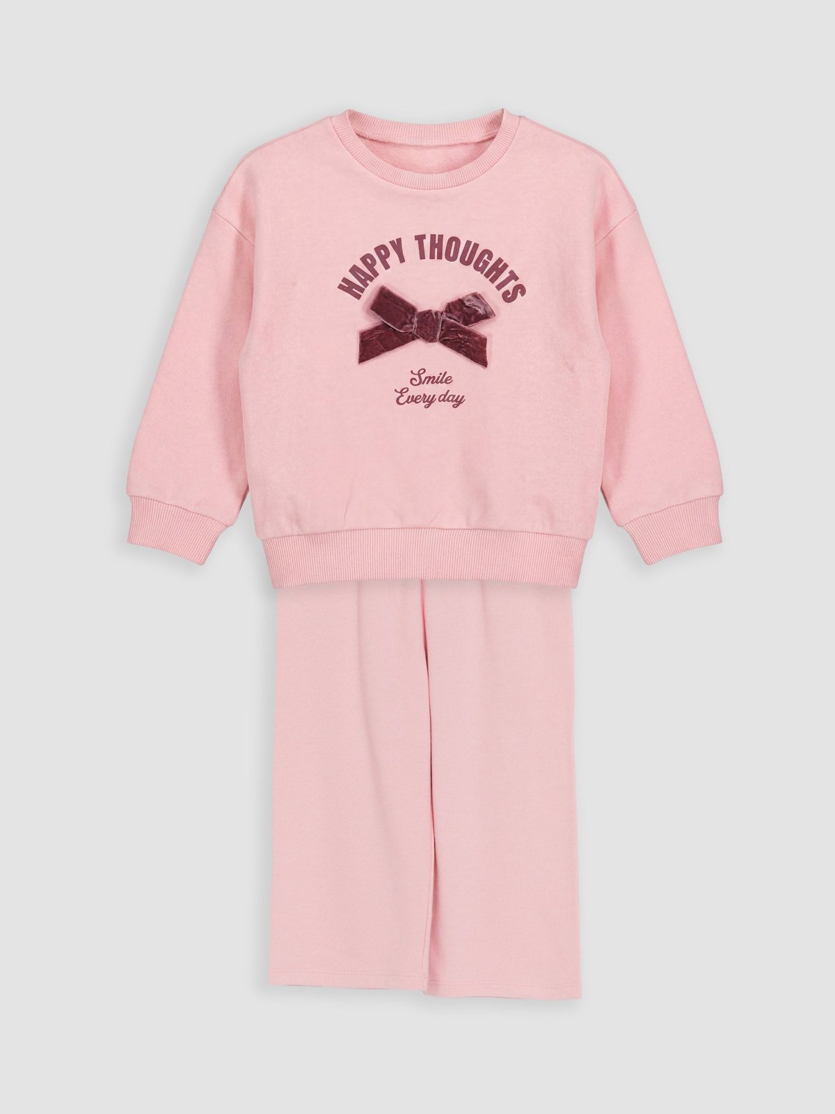 LC Waikiki Girls' Long-Sleeve Printed Set 7344671