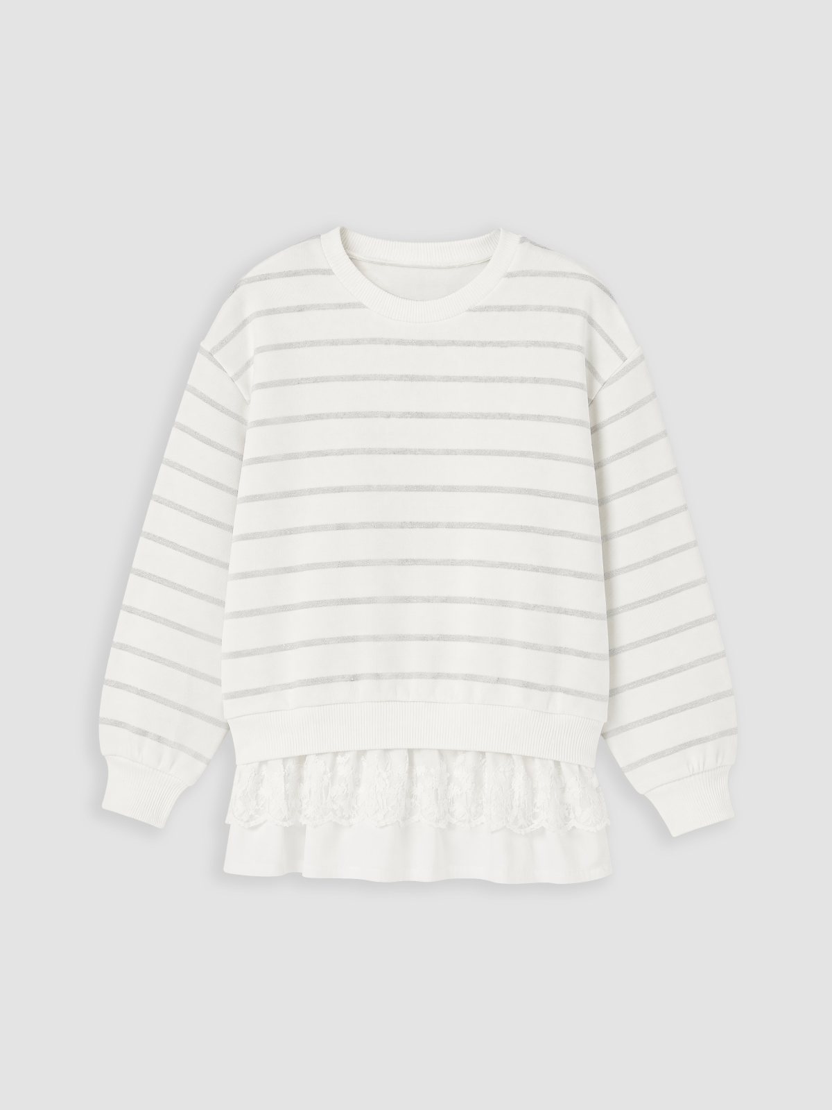 Sweatshirt EKRU ÇİZGİLİ