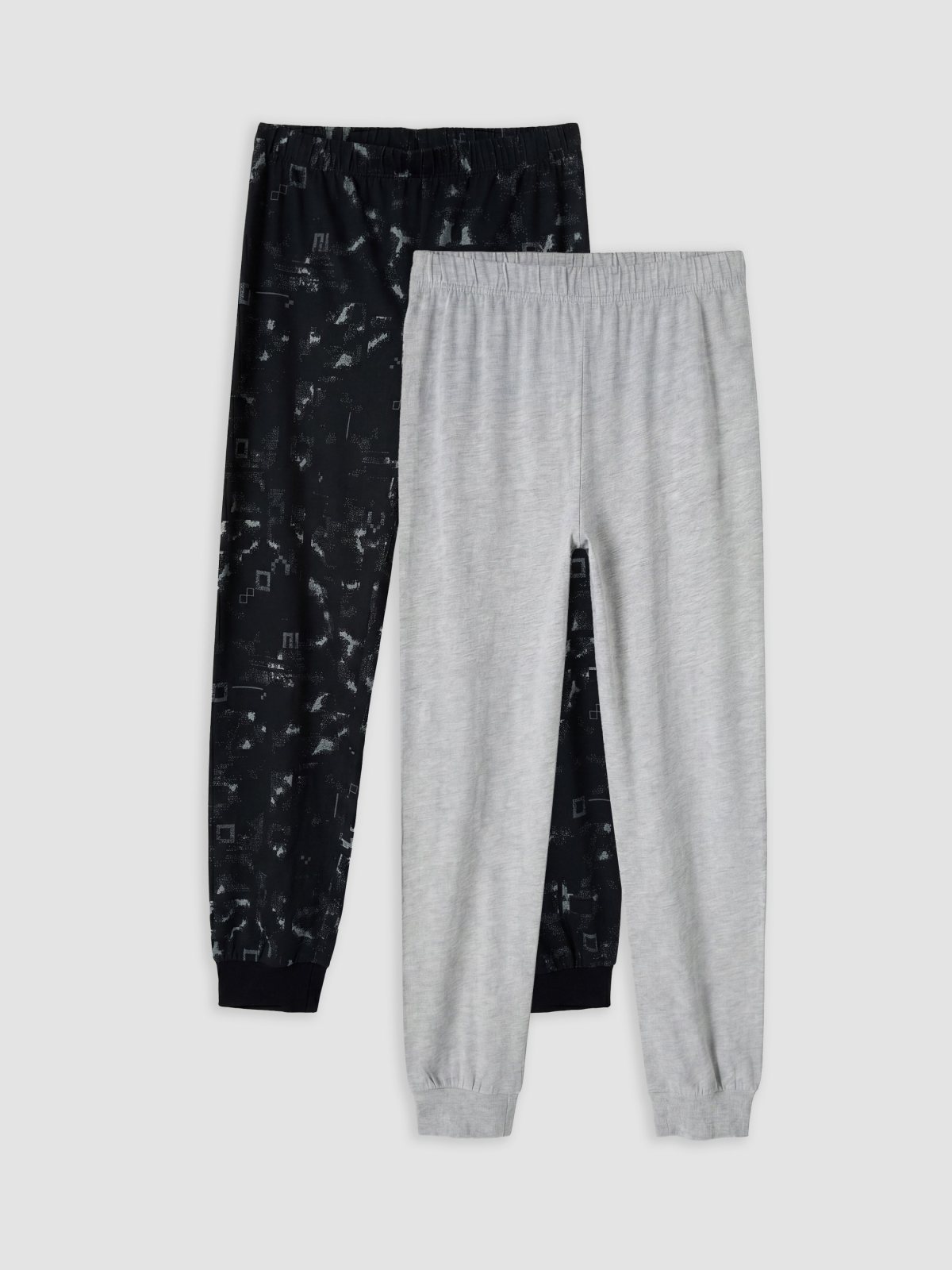 Pijama Alt SİYAH BASKILI
