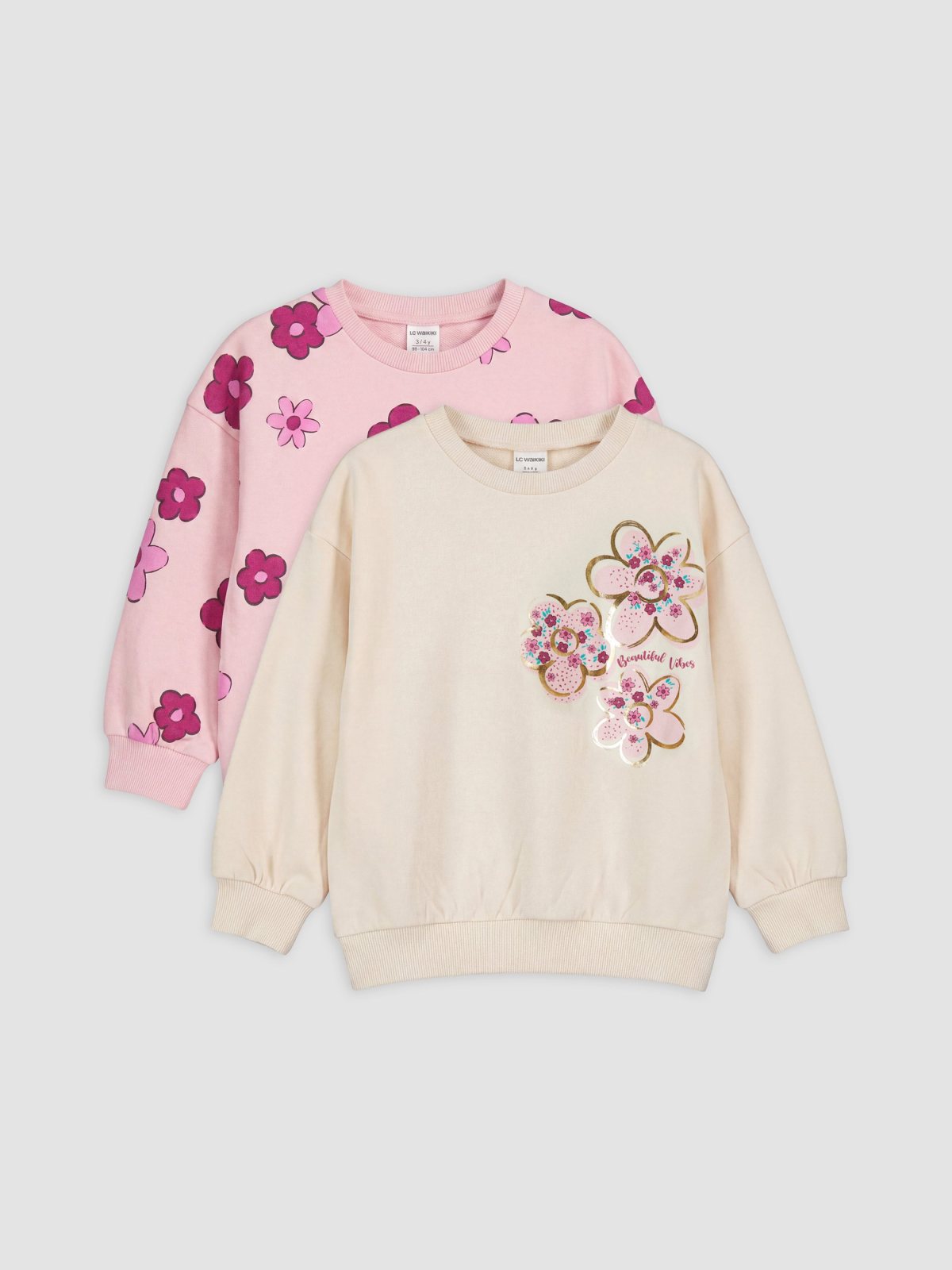 Sweatshirt KREM RENGİ