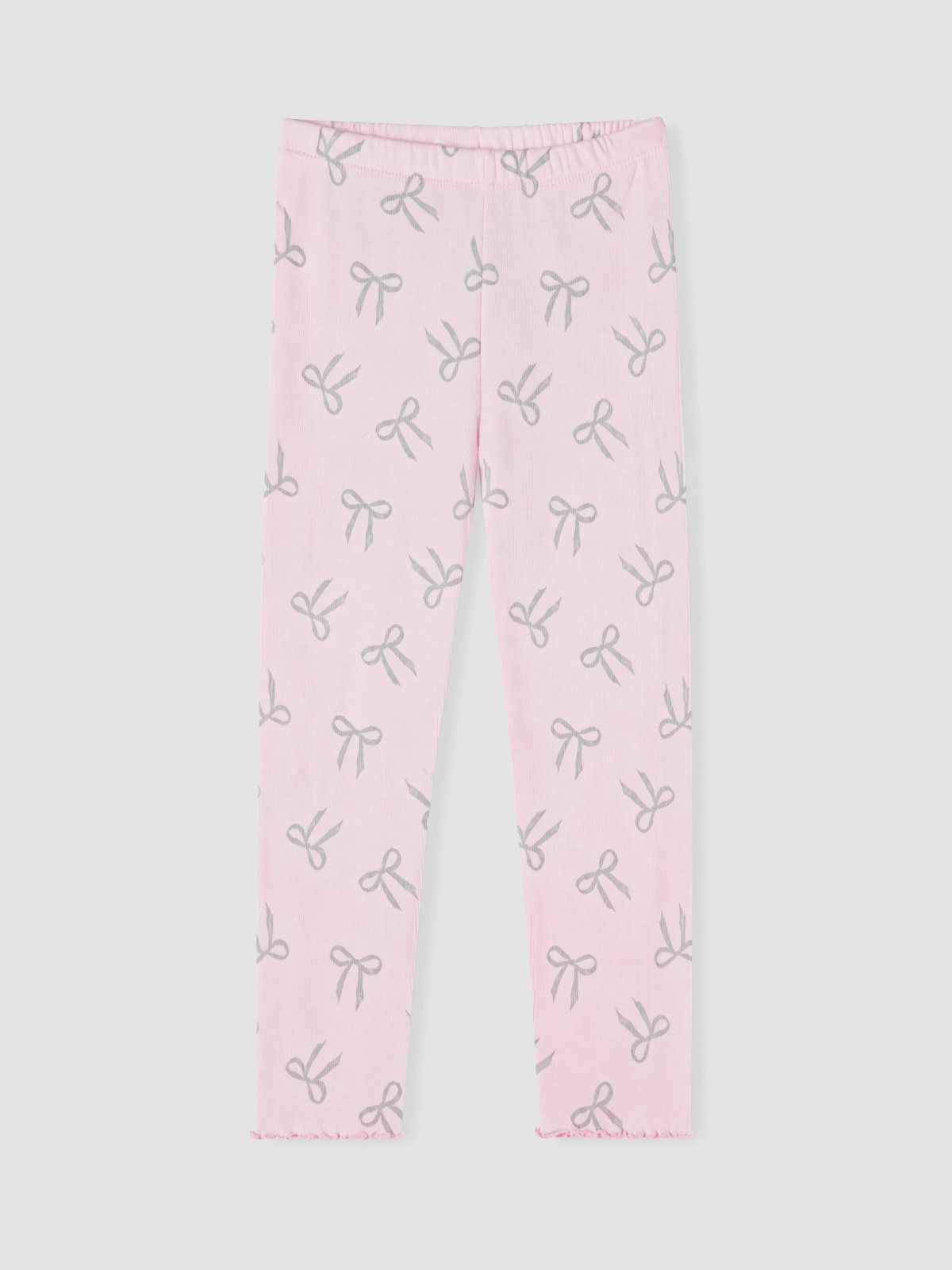 Pijama Alt PEMBE BASKILI