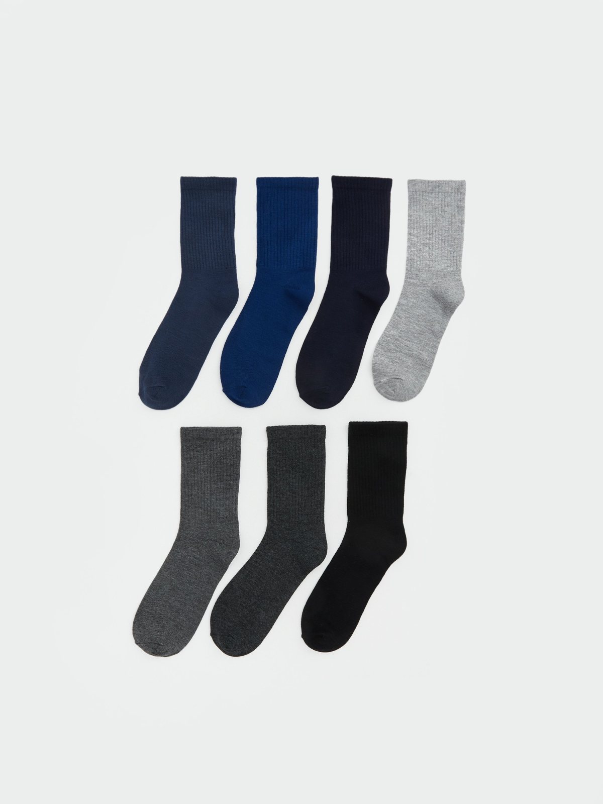 LC Waikiki 7289495 Mixed-Colour Yarn-Dyed Ankle Socks