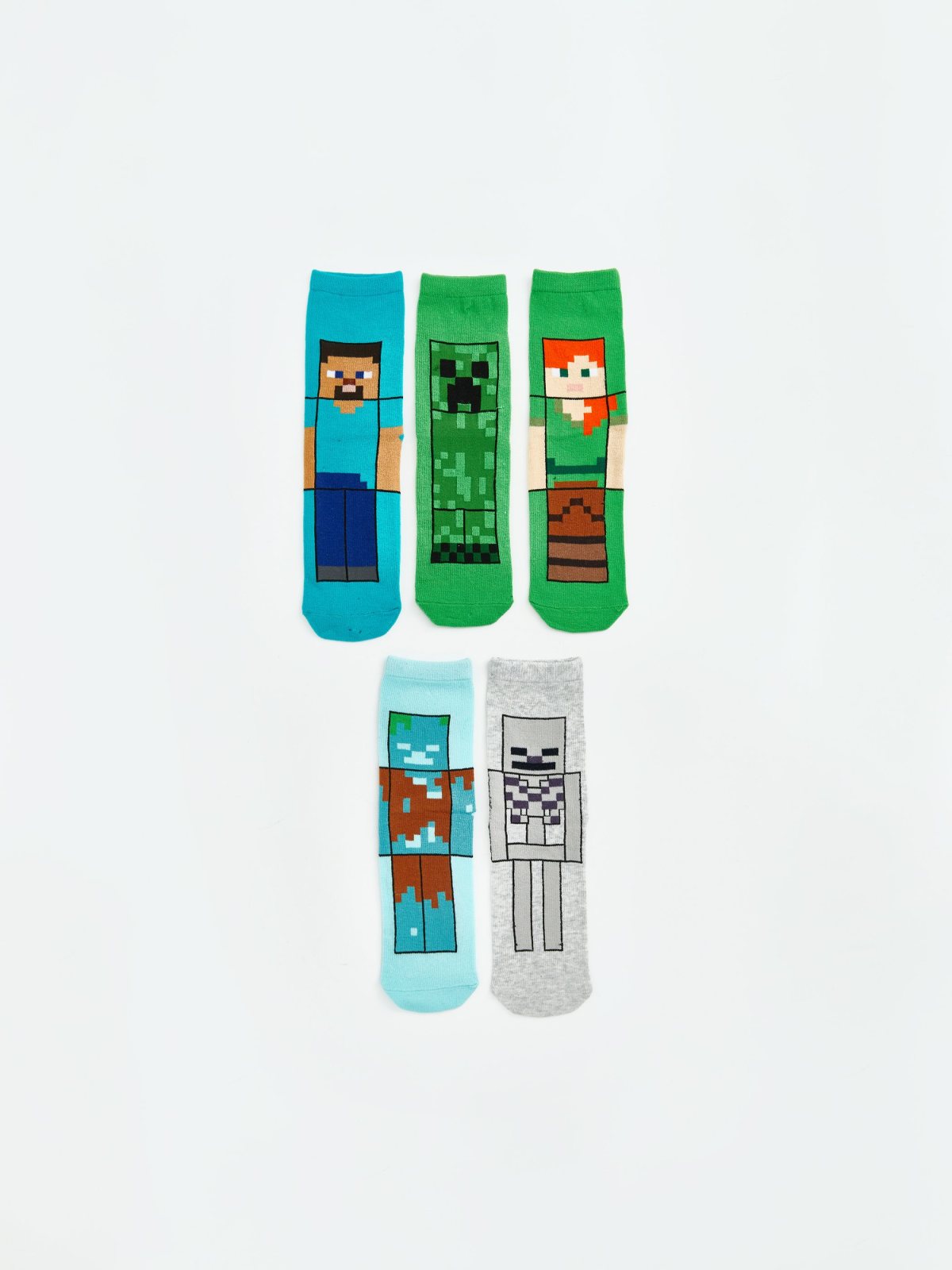 LC Waikiki 7288028 Mixed-Colour Yarn-Dyed Ankle Socks