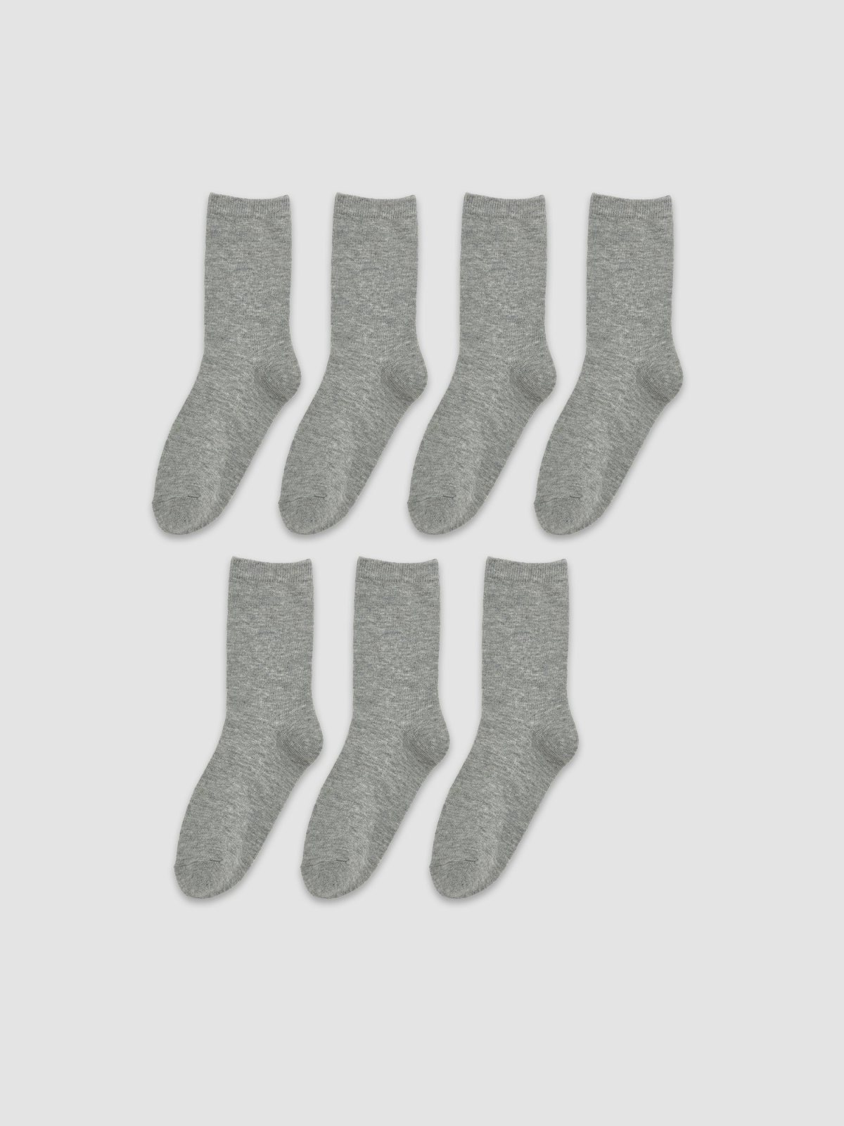 LC Waikiki 7287811 Women's Ankle Socks, Grey Mélange