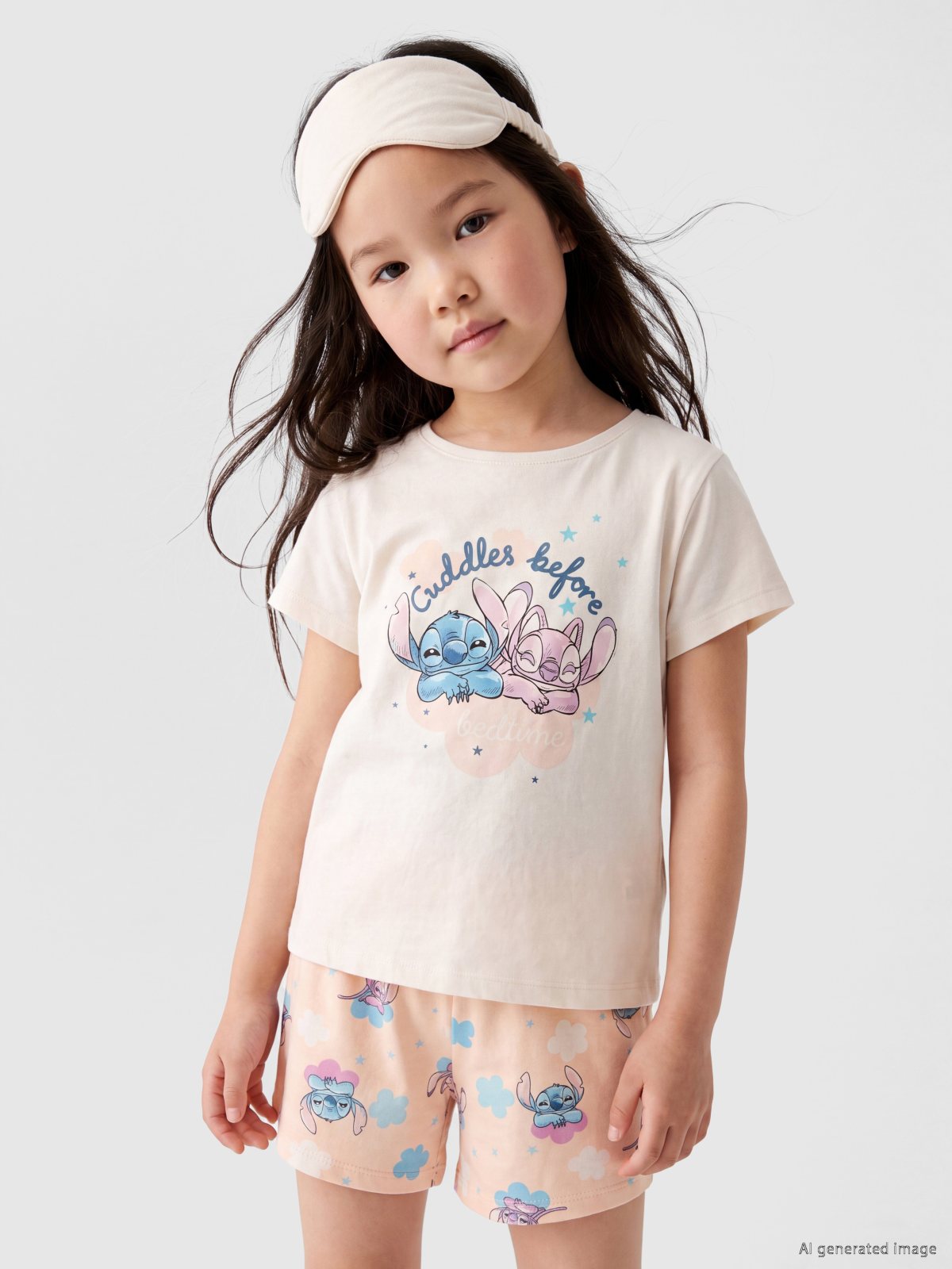 Şortlu Pijama Takımı KREM RENGİ