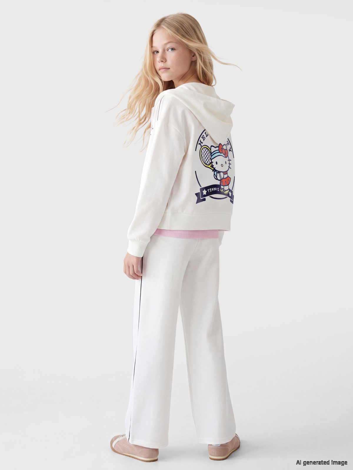 Fermuarlı Sweatshirt EKRU