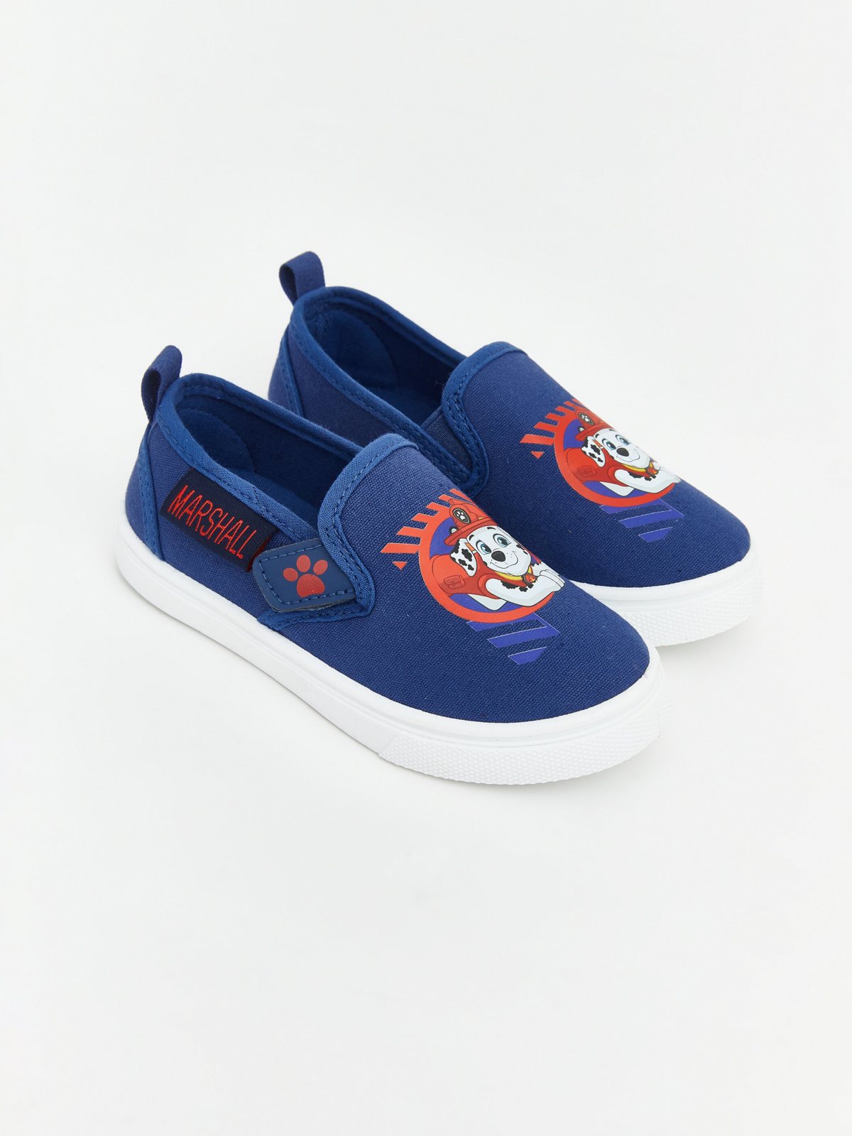 Sneaker Lacivert Baskılı