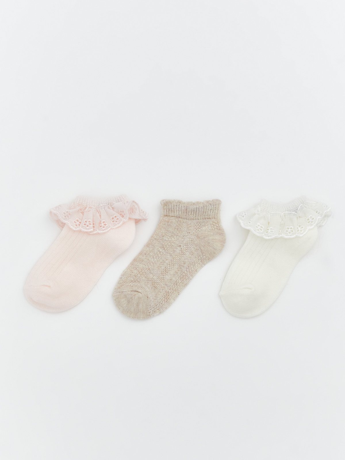 LC Waikiki 6418853 Baby Pink Trainer Socks