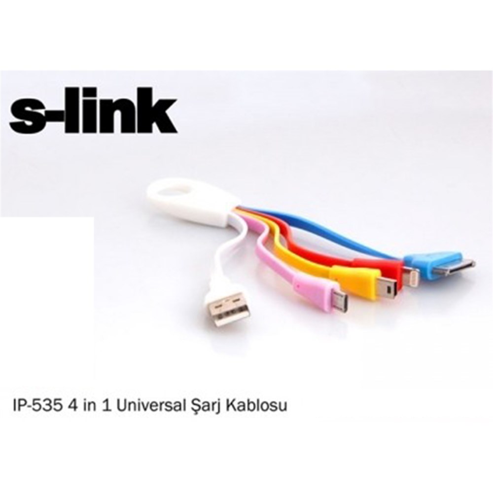 S-link IP-535 iPhone 4/5 + Micro + Mini Usb 4 in 1