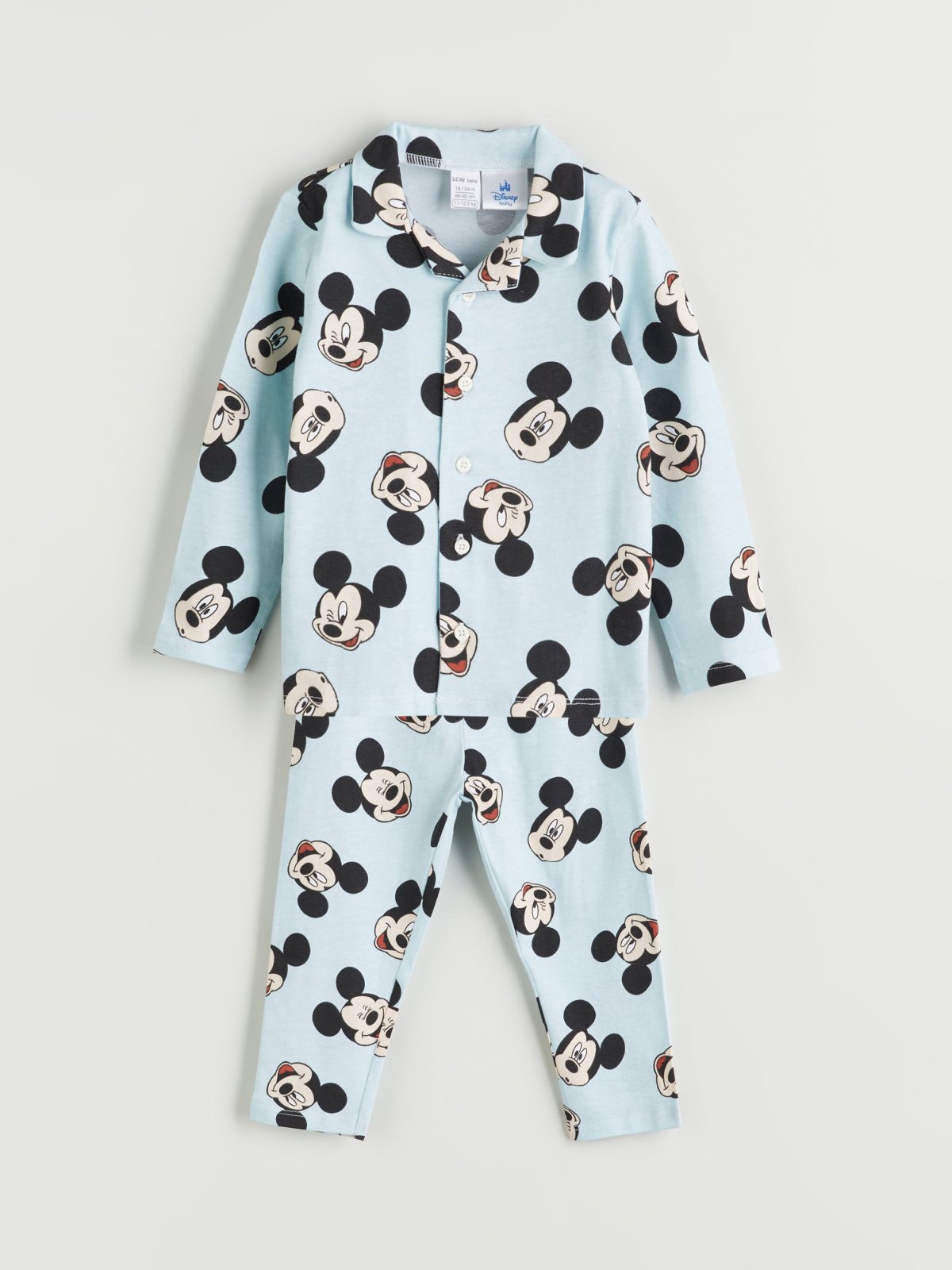 Pijama Takım MAVİ BASKILI