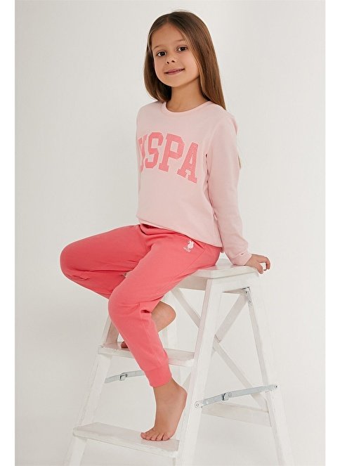 U.S. Polo Assn. Kız Çocuk Pijama