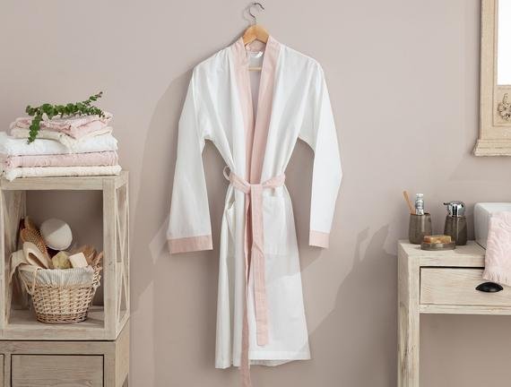 Platt Kimono Percale Bornoz