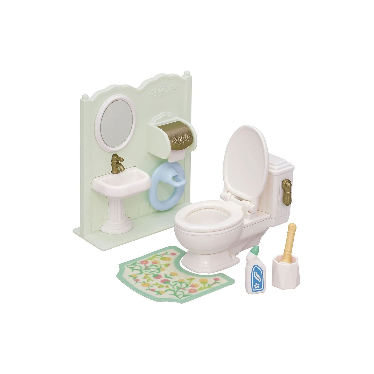 Sylvanian Families Fonksiyonlu Tuvalet ve Lavabo Seti