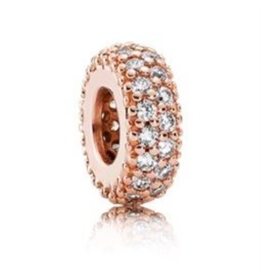 Pandora Pavé İlham 781359CZ Charm Rose Gold