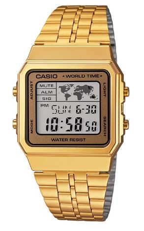 Casio A500WGA-9DF Kol Saati Altın