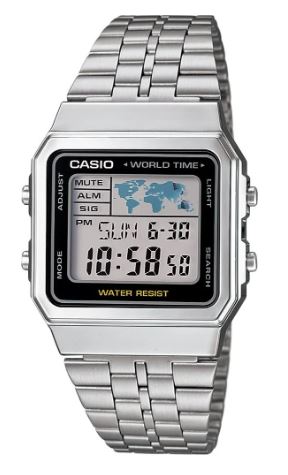 Casio A500WA-1DF Kol Saati Gri