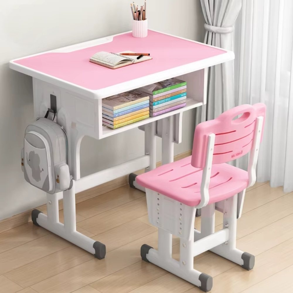 Çocuk Çalışma Masası ve Sandalye Takımı Pembe