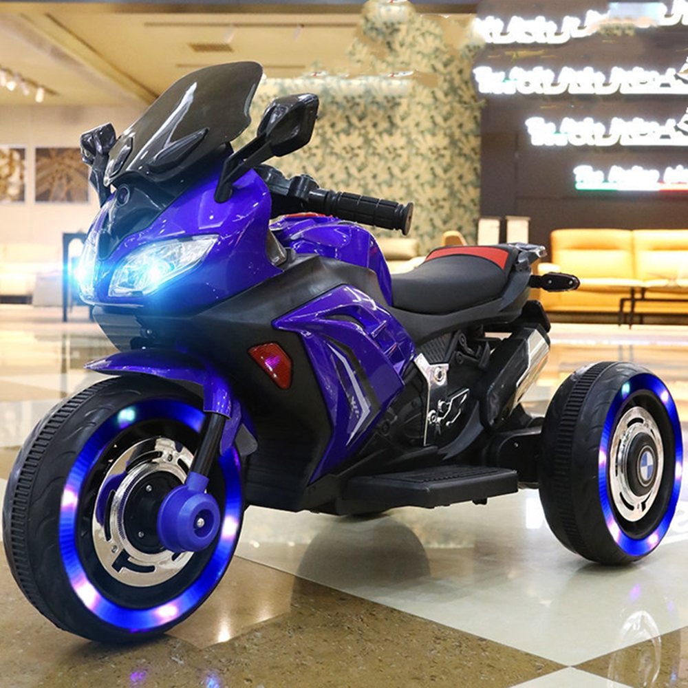 Motosiklet Elektrikli Şarj Edilebilir Mavi