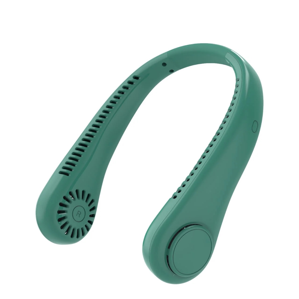 Boyun Fan USB Şarj Edilebilir Yeşil