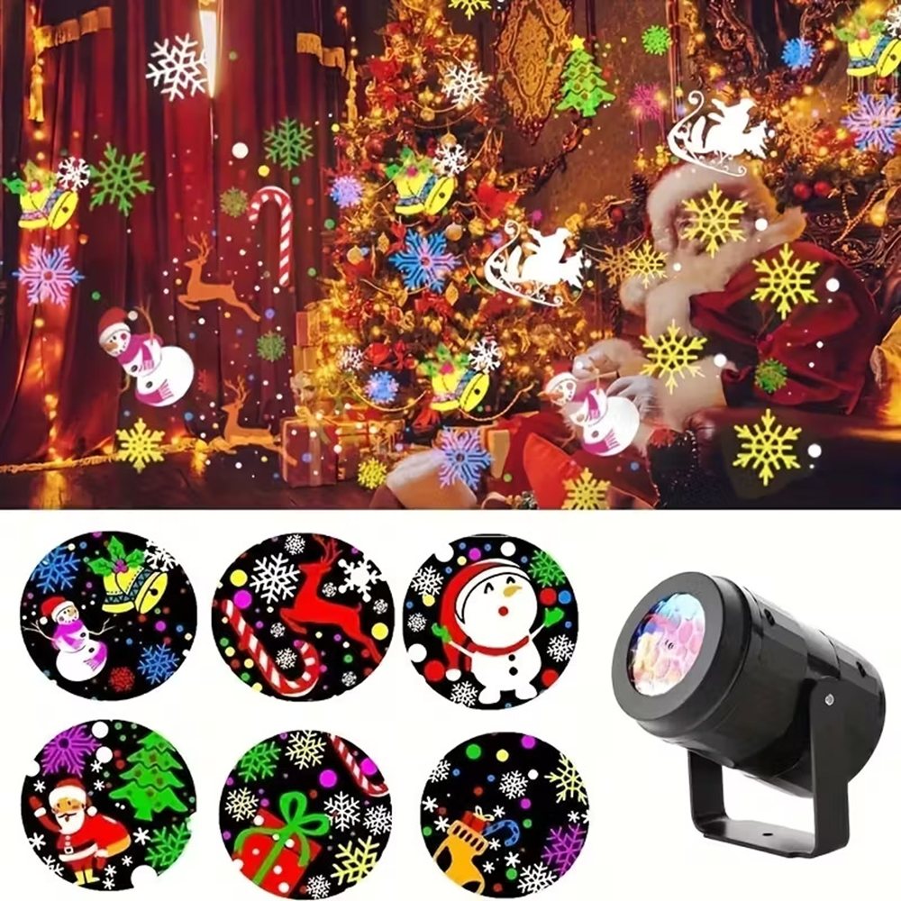 Led Noel Kar Adamı Yansıtma Işığı
