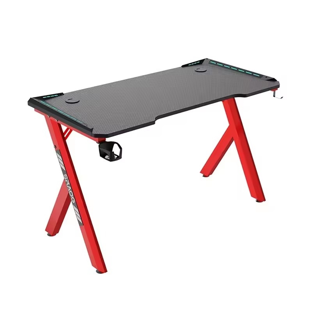 Oyuncu Çalışma Masası RGB Kırmızı