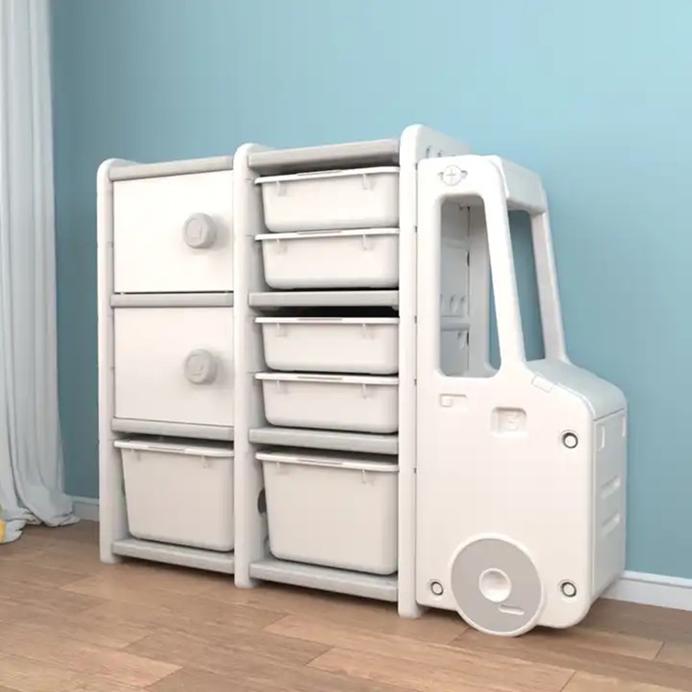 Çocuk Depolama Dolabı Raflı Orta Boy