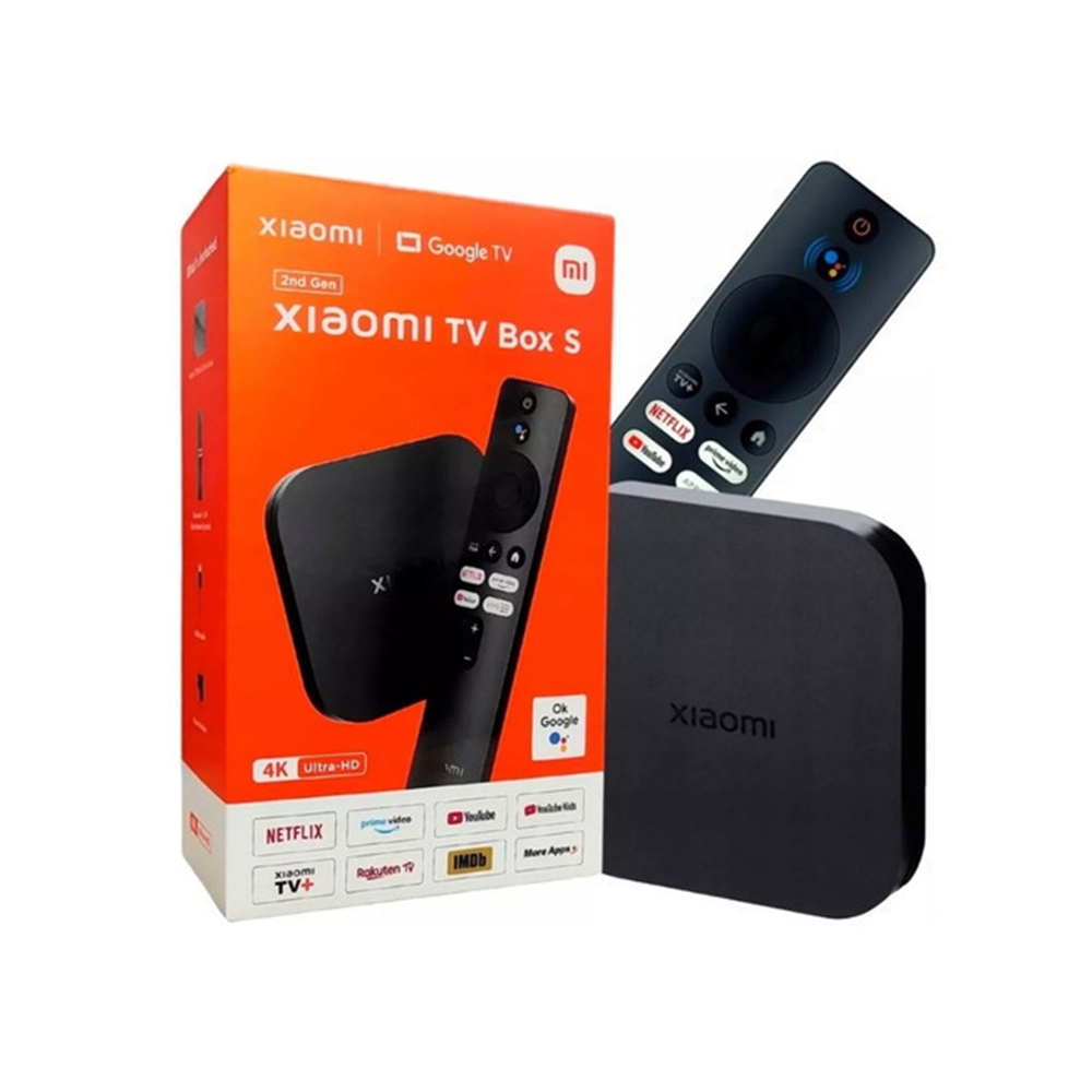 Xiaomi TV Box Mi Box S 2nd Gen 4K UHD Wi-Fi USB 2.0 2GB RAM and 8GB Storage Android OS