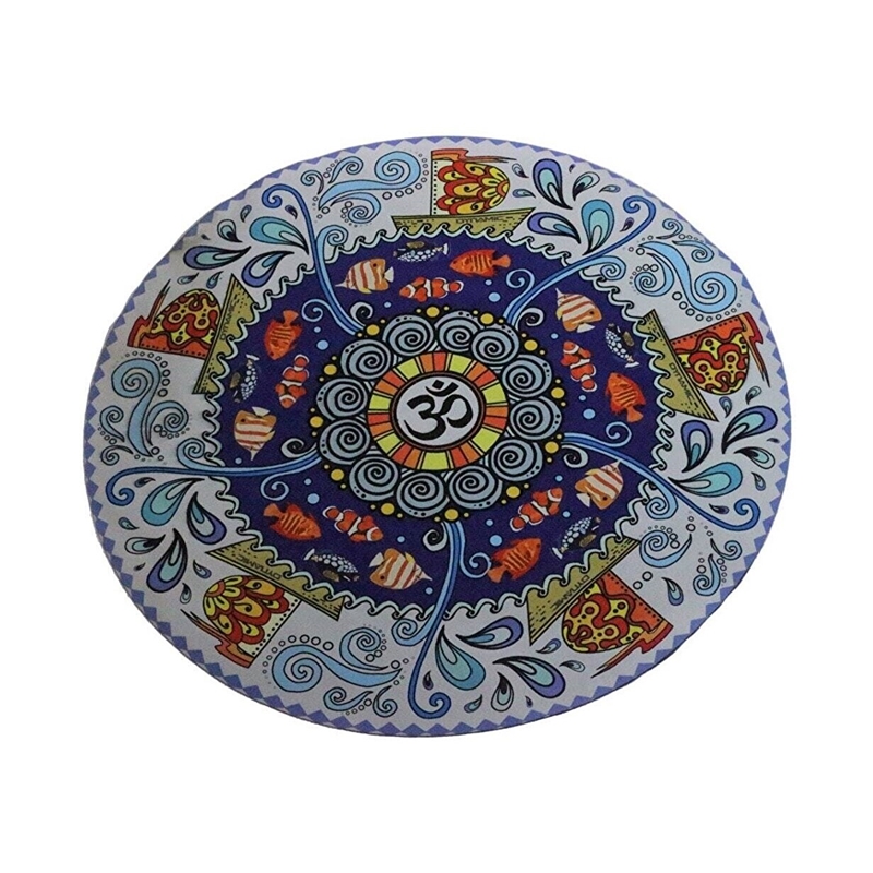 Yoga Matı Renkli Yuvarlak Dynamic