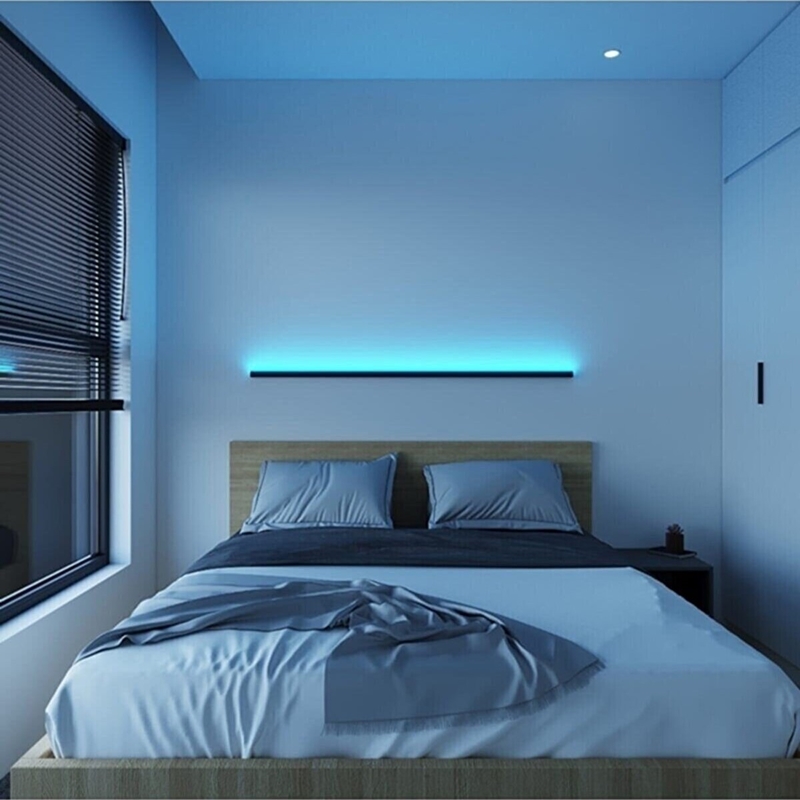 Oda Aydınlatma Sistemi Duvar Köşe Full RGB 120cm