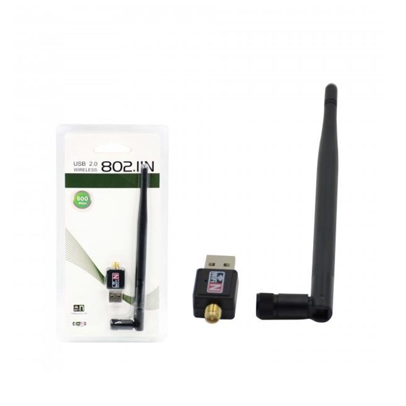 USB 2.0 600MBPS 5 DBİ Kablosuz Adaptör
