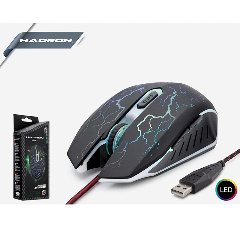 Hadron Kablolu Fare Mouse USB Ledli