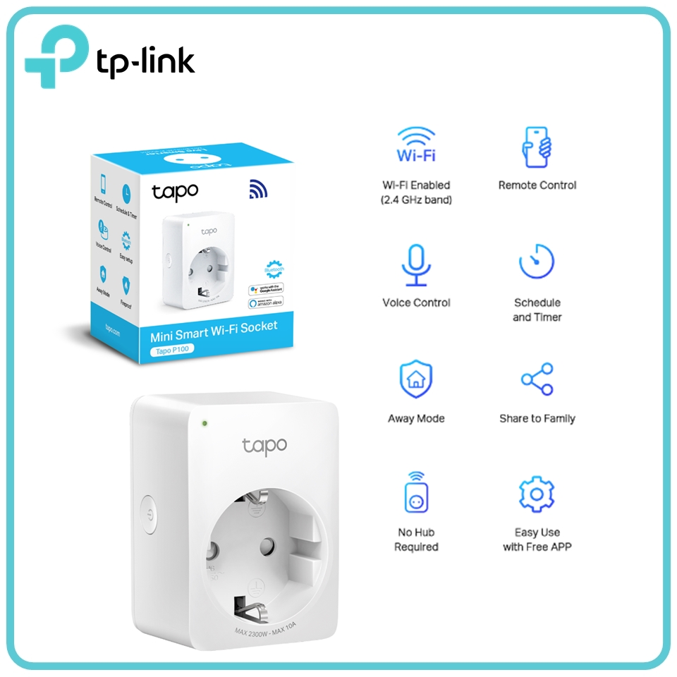 Tp-Link Tapo P100 Akıllı Wifi Soket