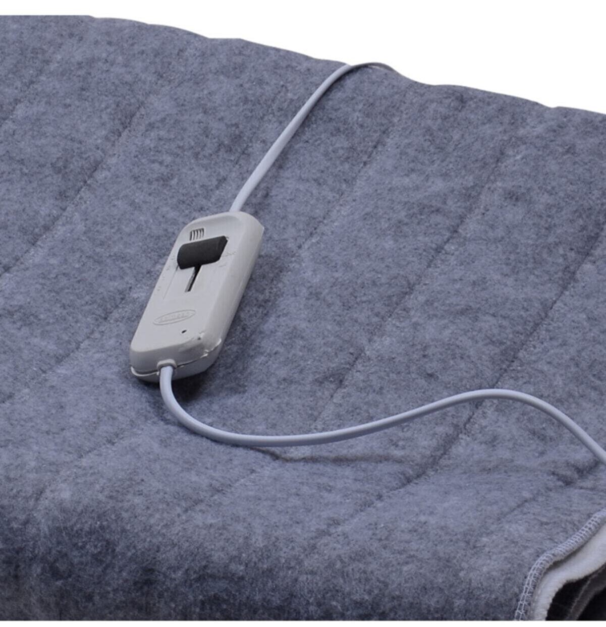 Çift Kişilik Gri Elektrikli Battaniye
