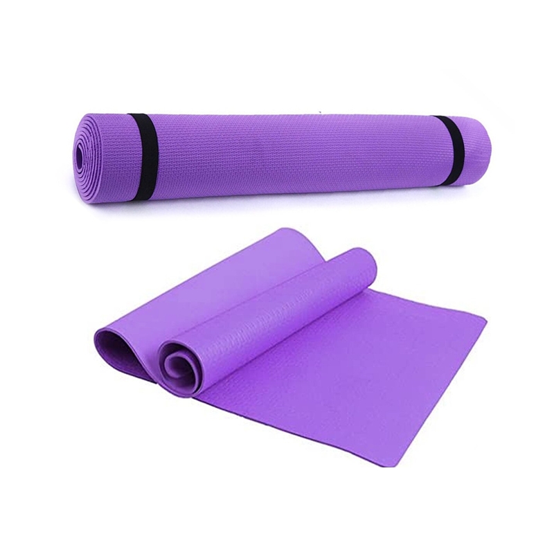 Pilates Yoga Minderi Spor Yer Matı Fitness Matı Evde Spor Matı Mor