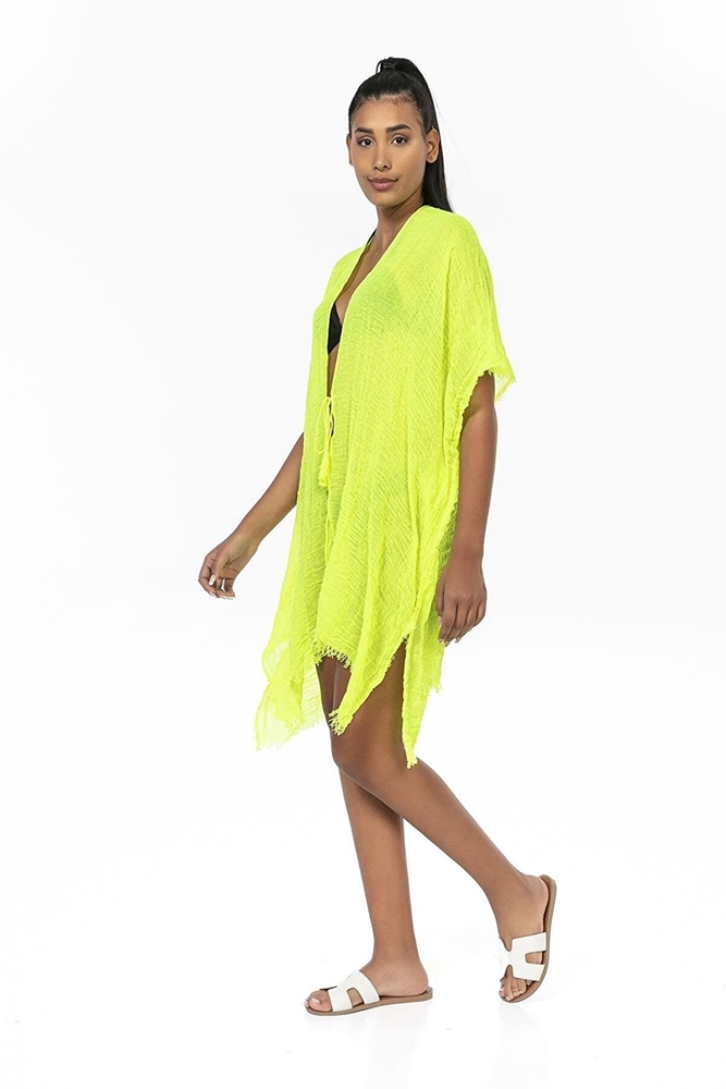 Kadın Neon Yeşil Pareo 13479-2 PAREO-9004