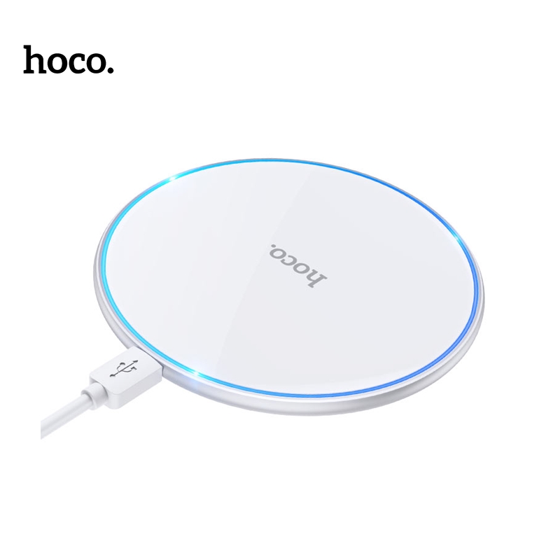 Hoco CW6 Pro Kablosuz Şarj 15W Beyaz